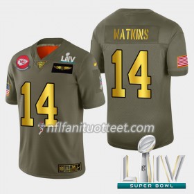 Miesten Kansas City Chiefs NFL Pelipaita Sammy Watkins 14 Nike 2019 Salute to Service 2020 Super Bowl LIV